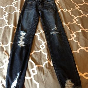 American Eagle hi rise jegging crop